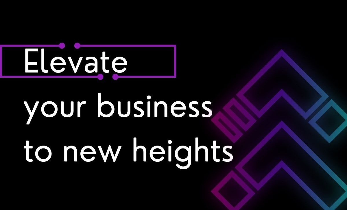 Elevate your business to new heights brand banner